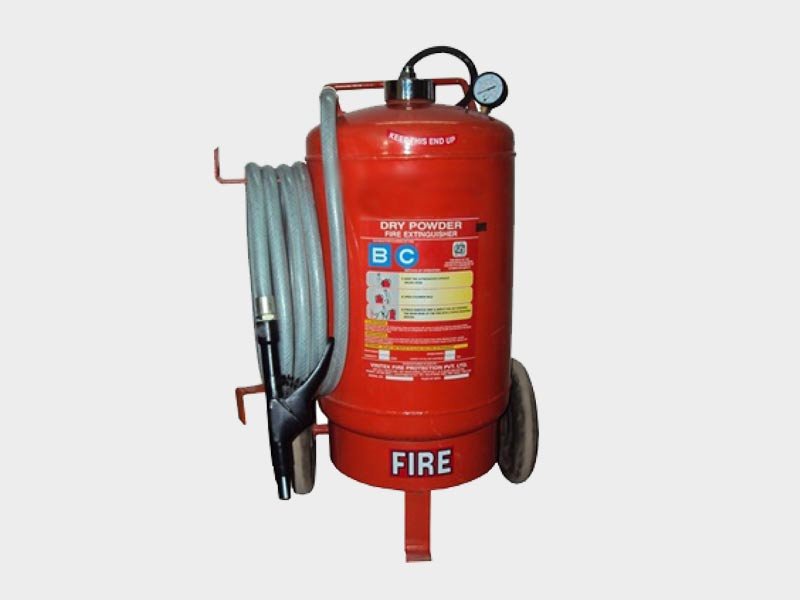 Dry Powder Trolley Mounted Fire Extinguisher